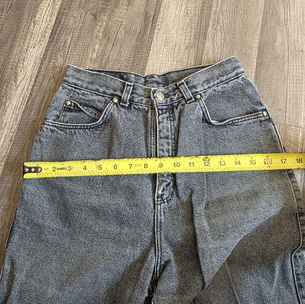 LEVIS VINTAGE 90s 80s Rock Bombshell Mom Jeans Grey Wash 550 Authentic - Picture 9 of 15